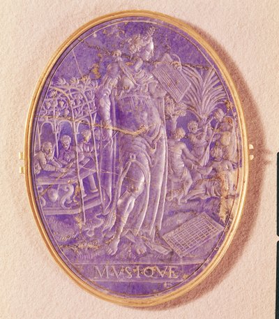 Relief Depicting an Allegory of Music by French School